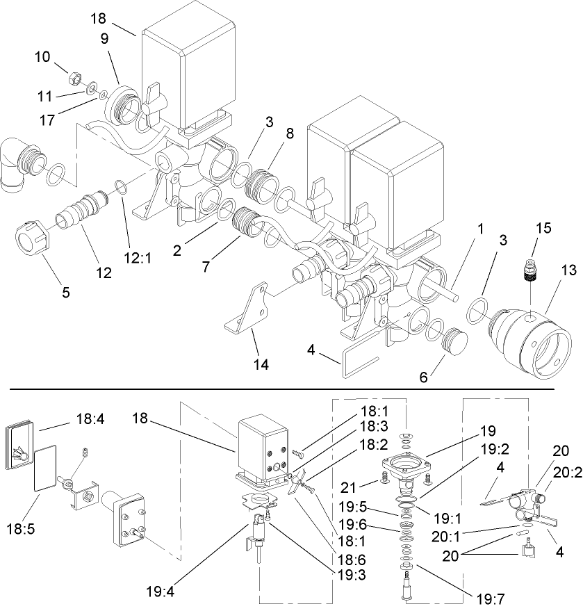 Valve Boom Assembly