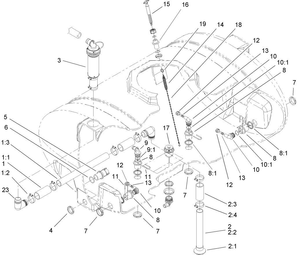 Sprayer Internal Component Assembly No. 2