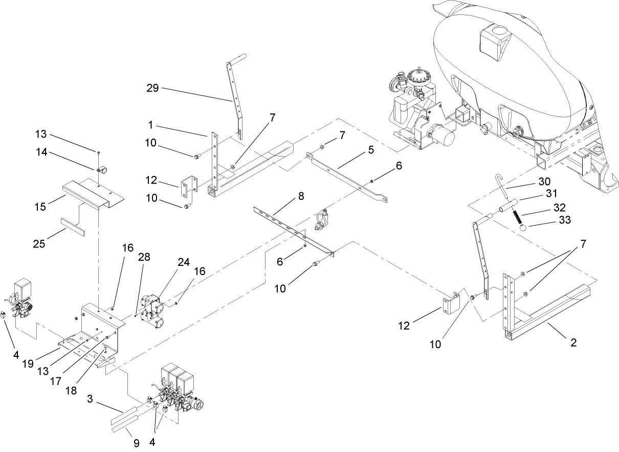 Sprayer Component Assembly