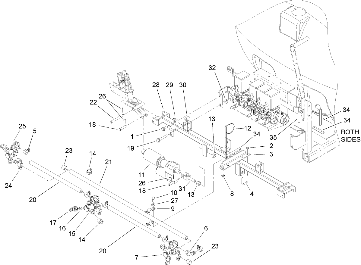 Center Boom Assembly