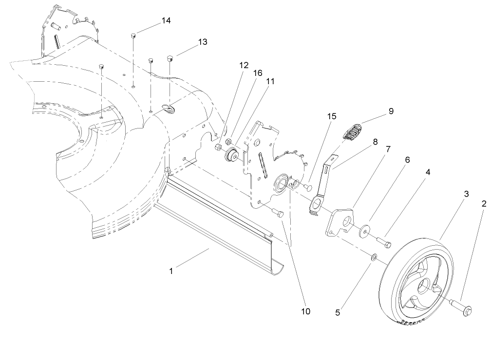 Rear Axle and Low Wheel Assembly