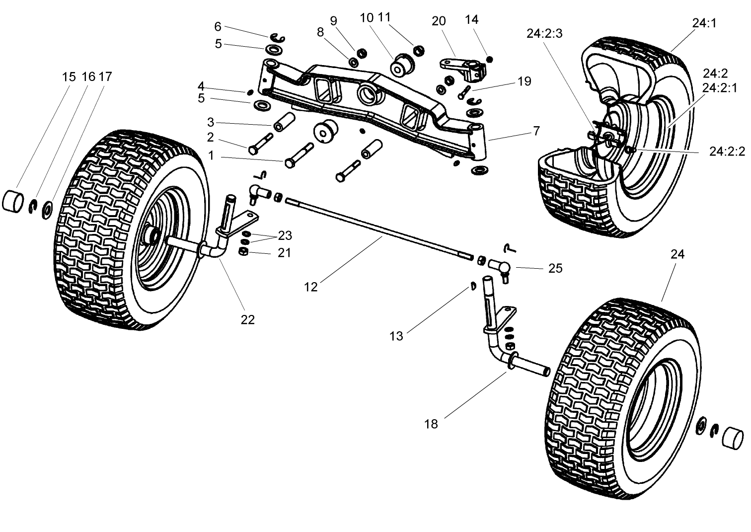 Front Axle Assembly