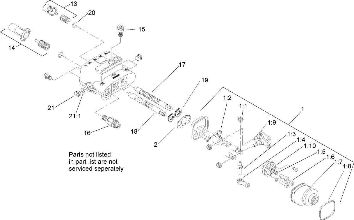 Two Spool Valve Assembly No. 106-9307