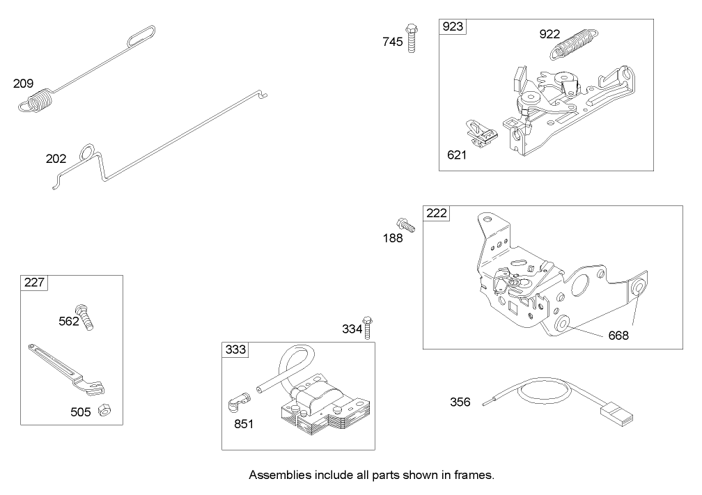 Governor Assembly  Briggs and Stratton 122K02-0172-E1