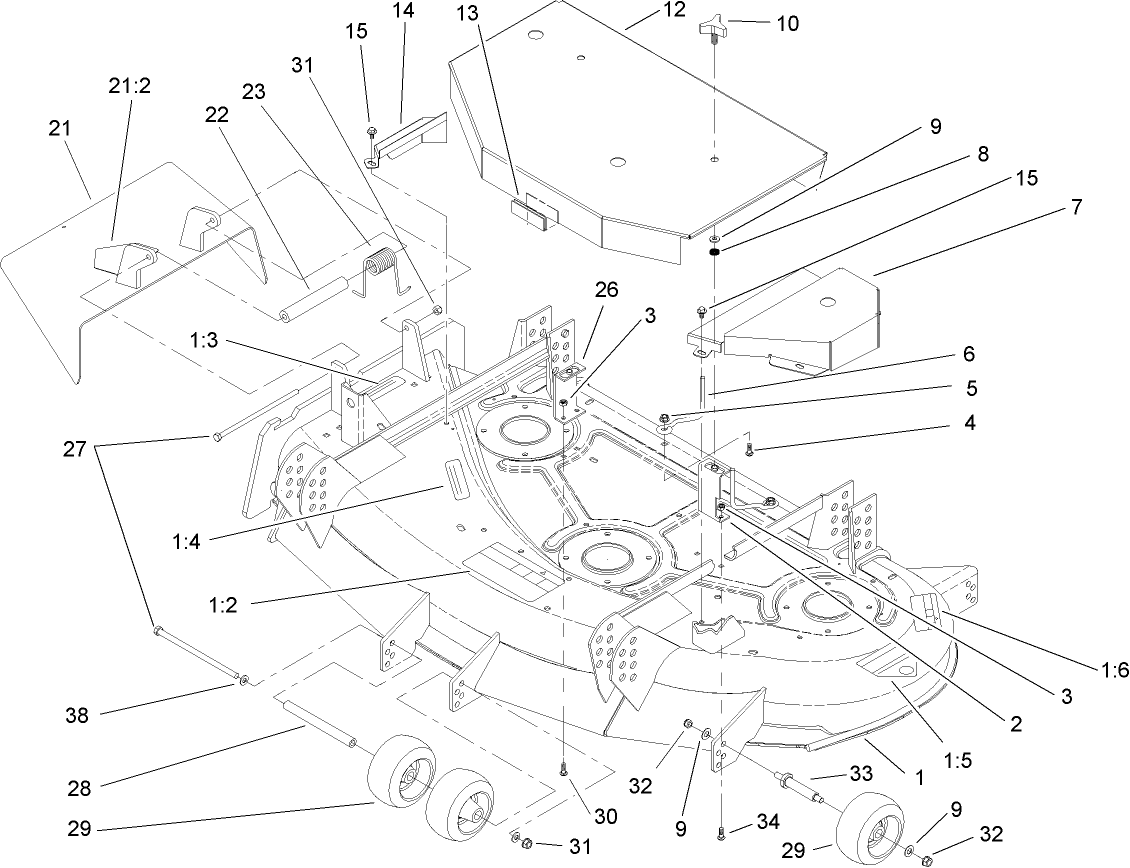 Deck and Cover Assembly