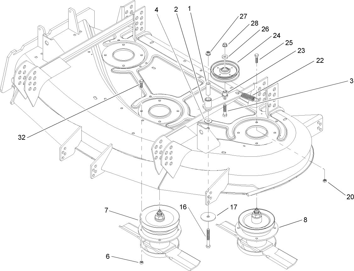 Spindle and Idler Assembly