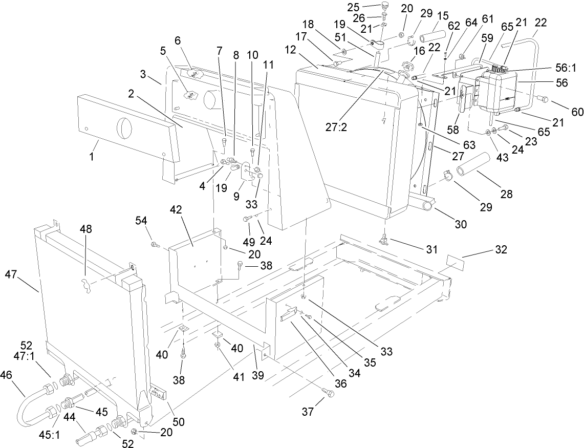 Radiator and Oil Cooler Assembly
