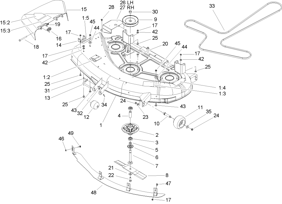 Parts – 18-44ZX TimeCutter ZX Riding Mower | Toro