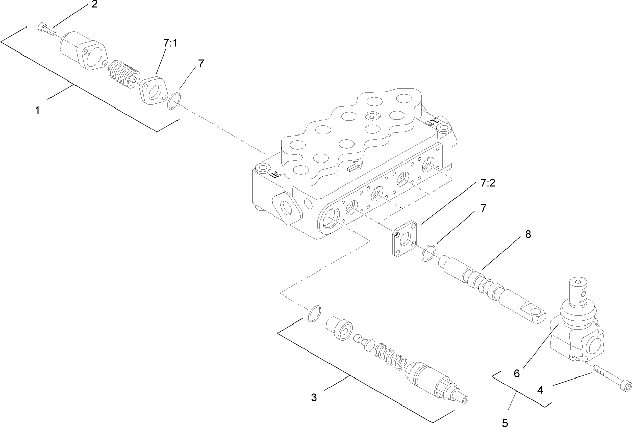 Hydraulic Valve Assembly No. 105-6246