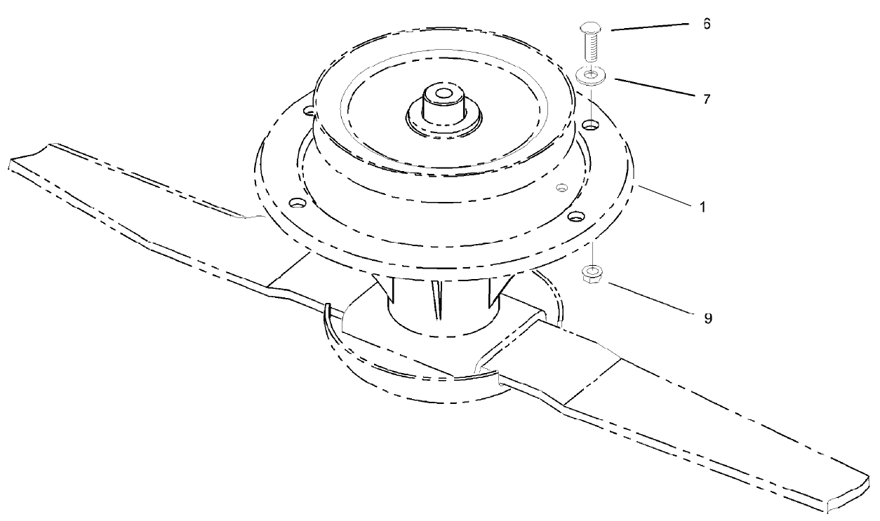 Spindle and Blade Assembly