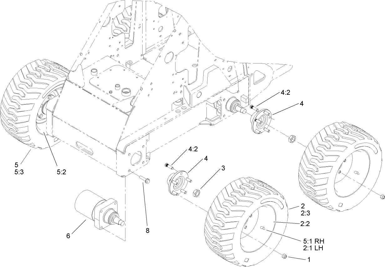 Wheel and Motor Assembly