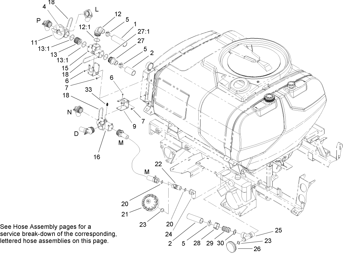 Sprayer Component Assembly No. 1