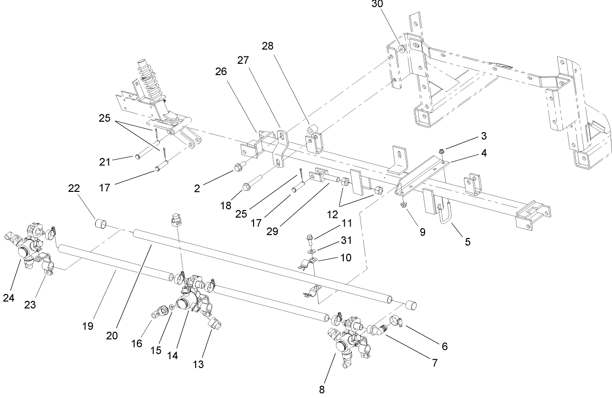 Center Boom Assembly