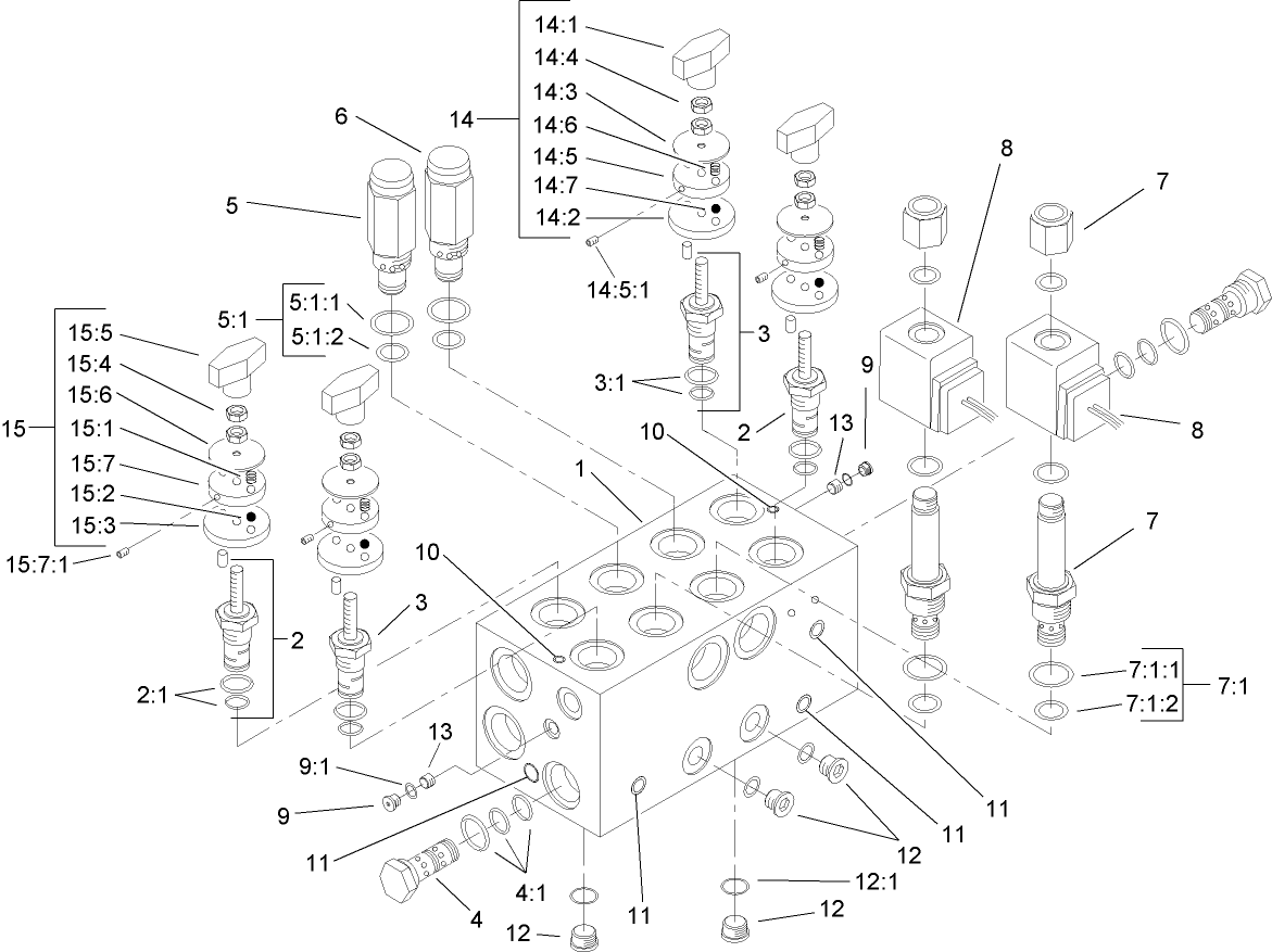 Mow Block Assembly No. 99-6978