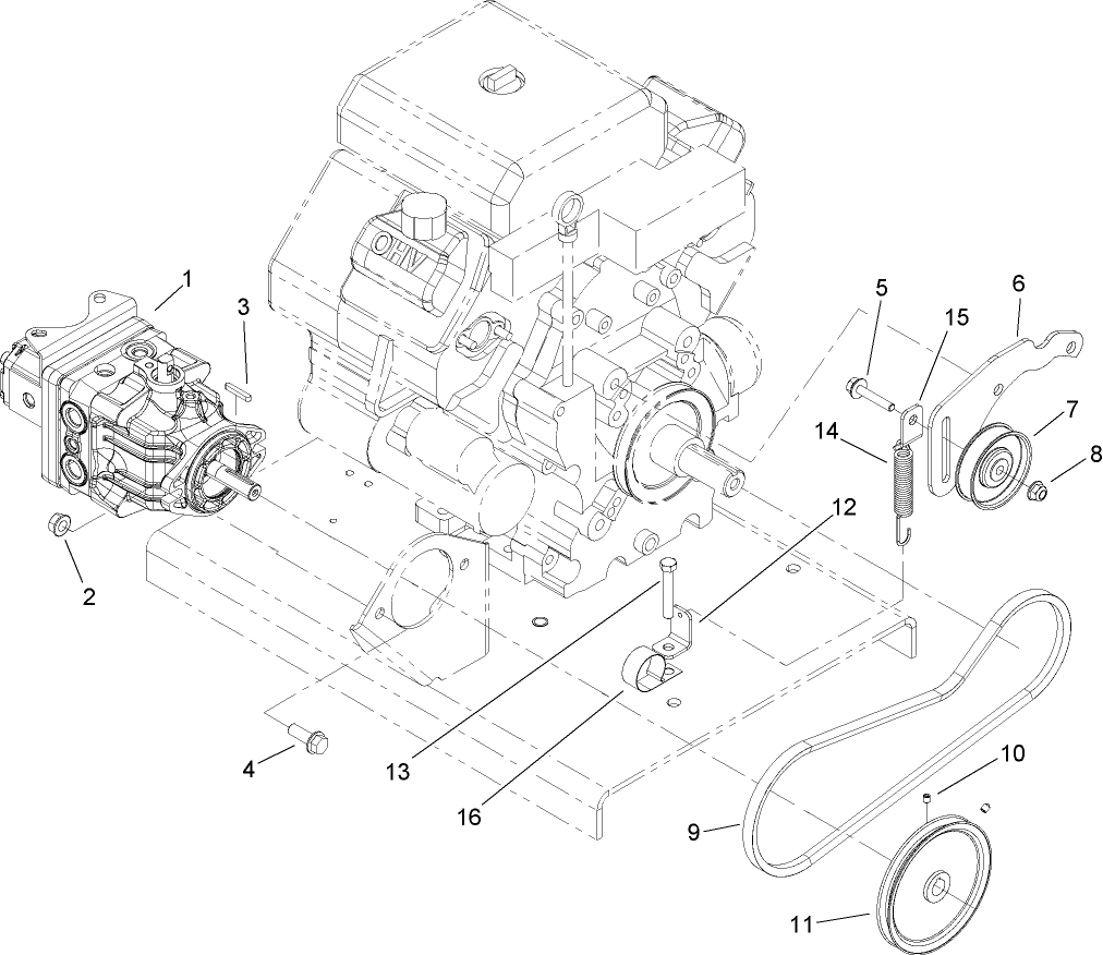 Hydrostat Pump Assembly