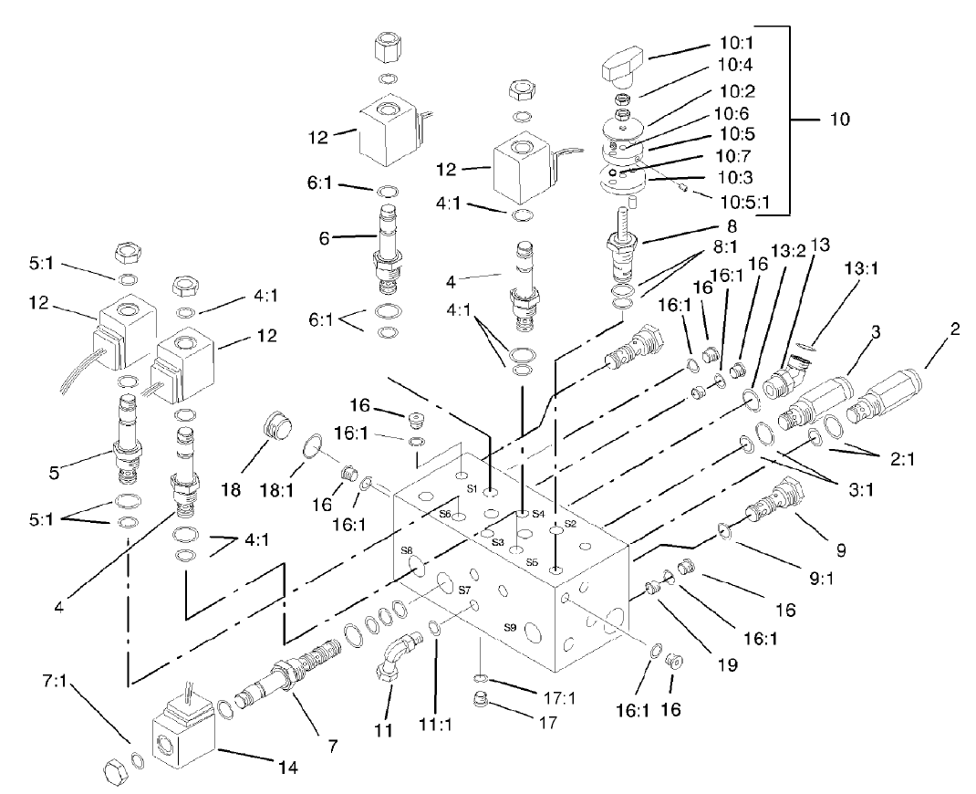 Hydraulic Manifold Assembly No. 98-4579