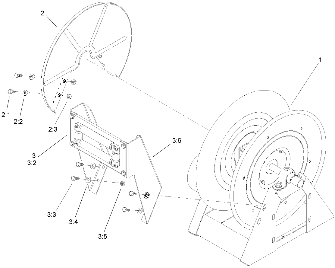 Hose Reel Assembly No. 106-5083