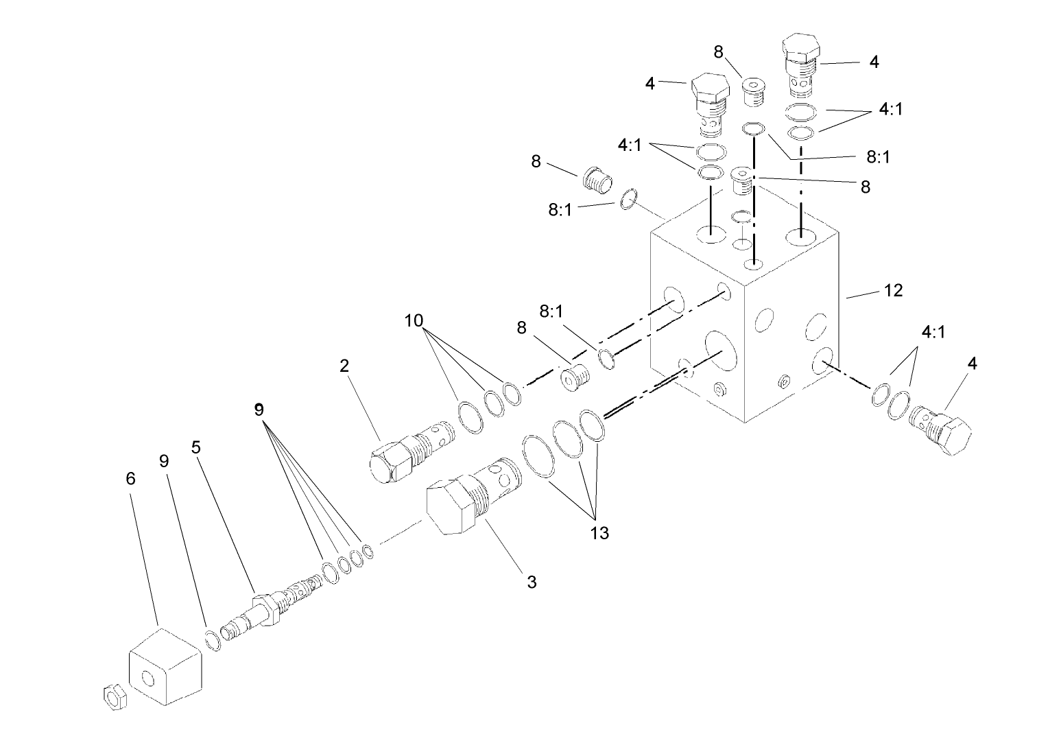 Hydraulic Manifold Assembly No. 92-2982
