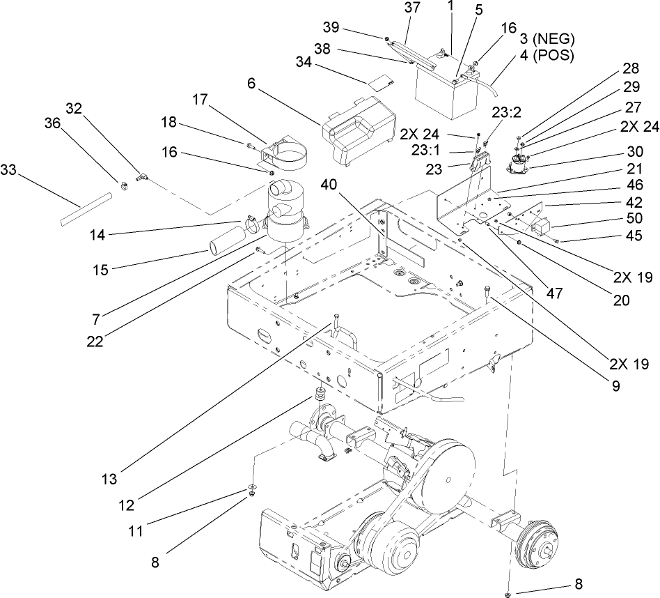Drivetrain Mount Assembly