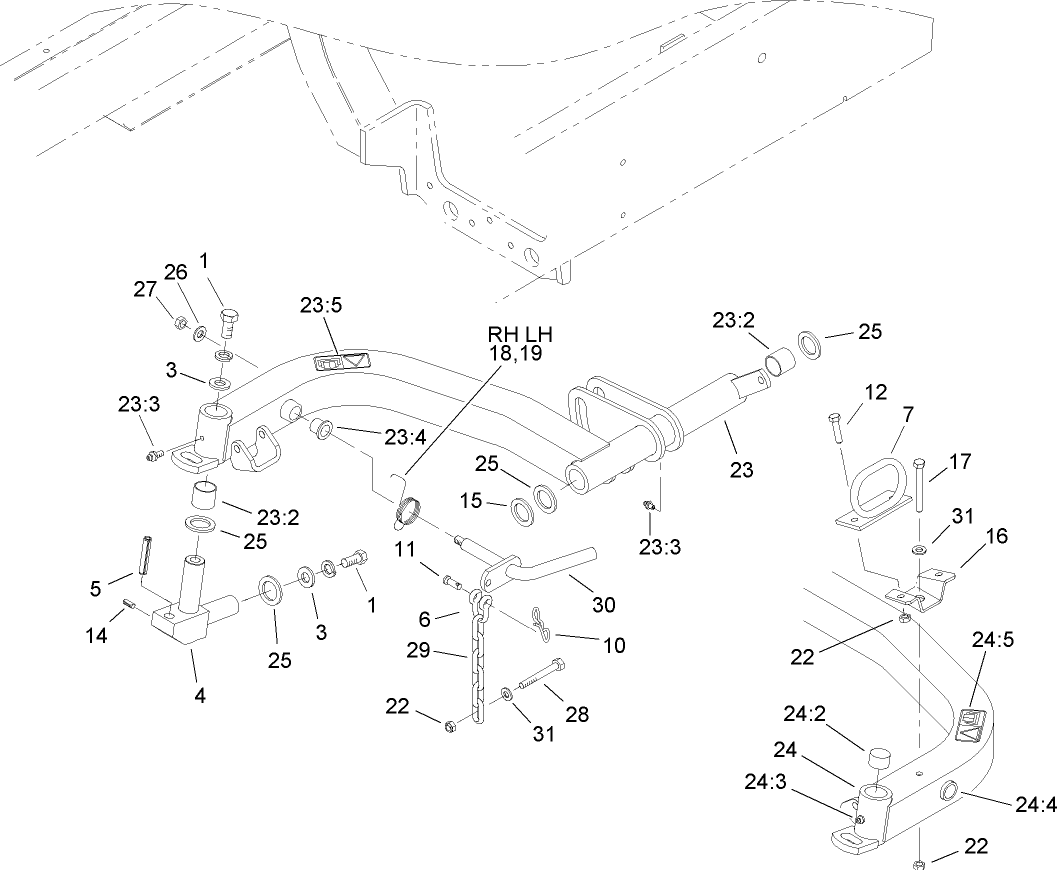 Rear Lift Arm Assembly