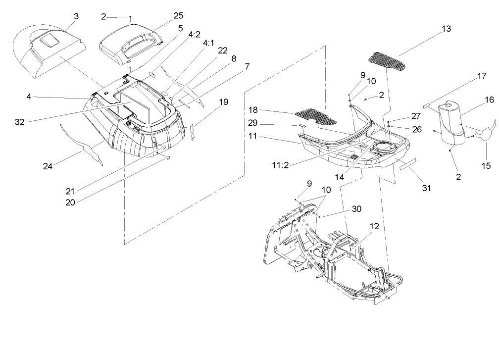 Body and Decal Assembly