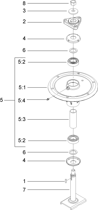 Spindle Assembly No. 107-8504