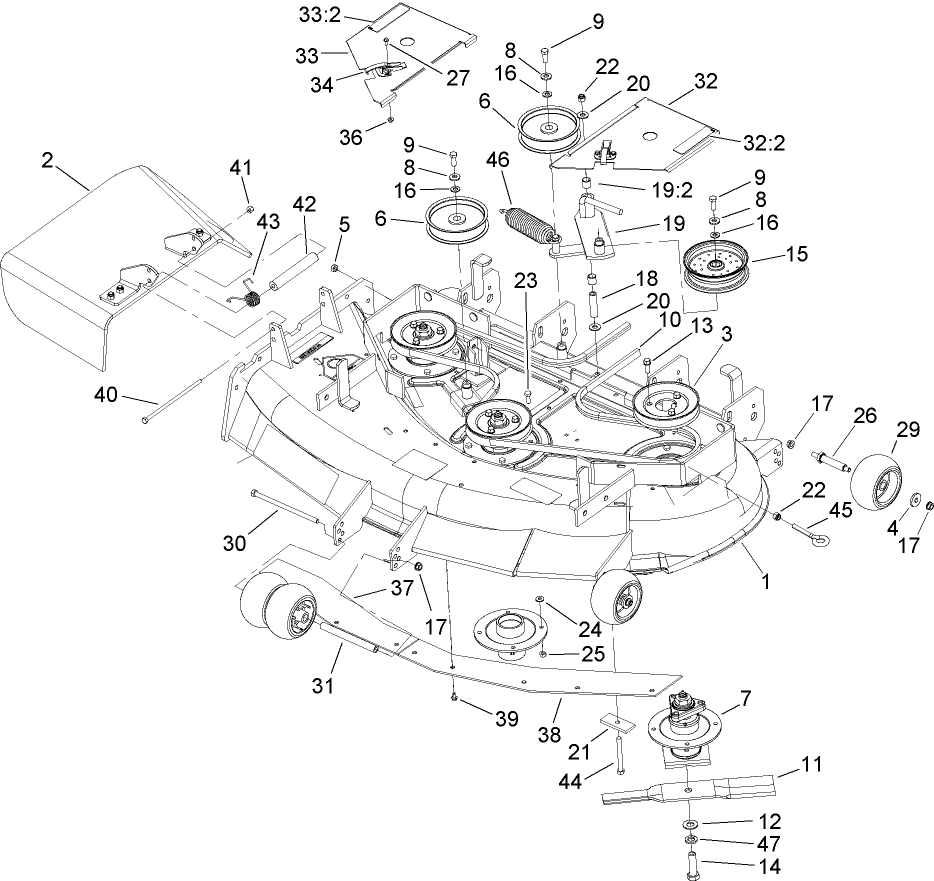 Deck Assembly No. 107-8562