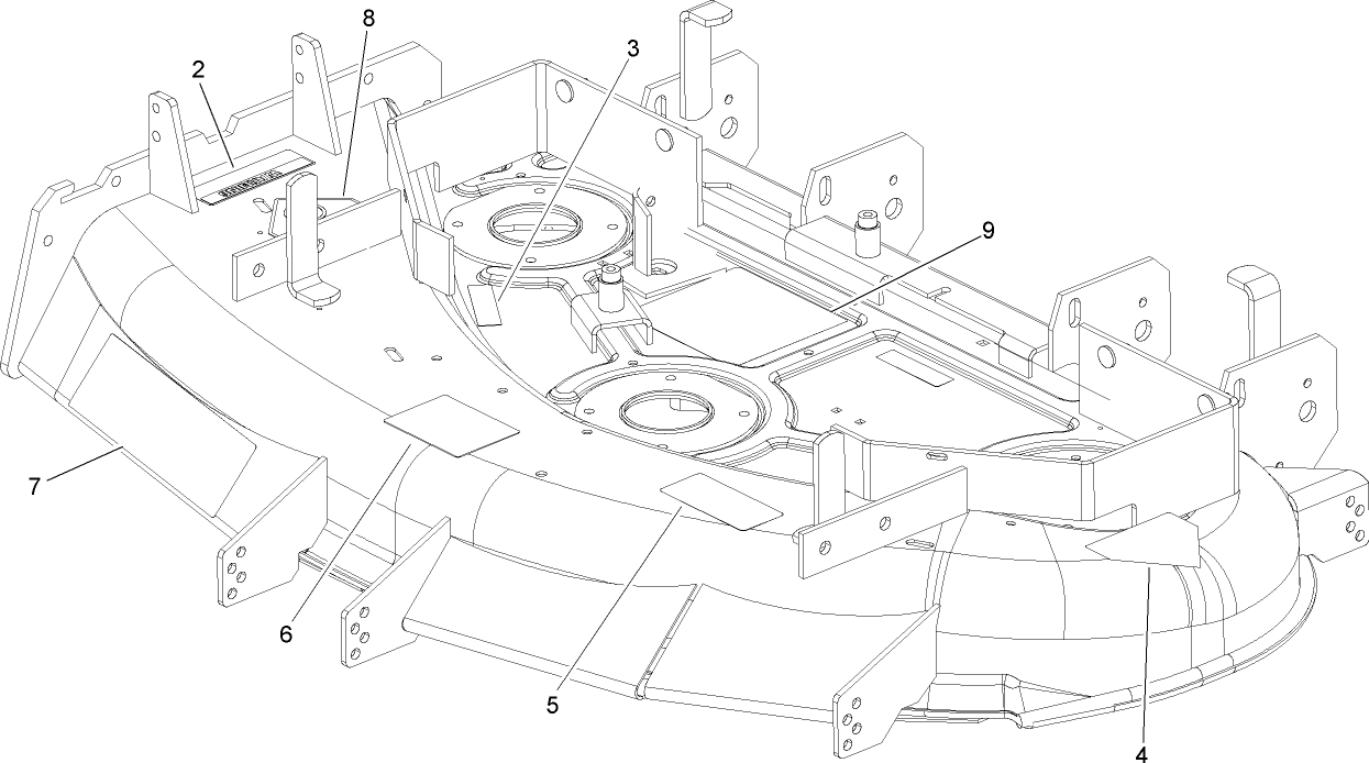 Deck Decal Assembly No. 107-8580