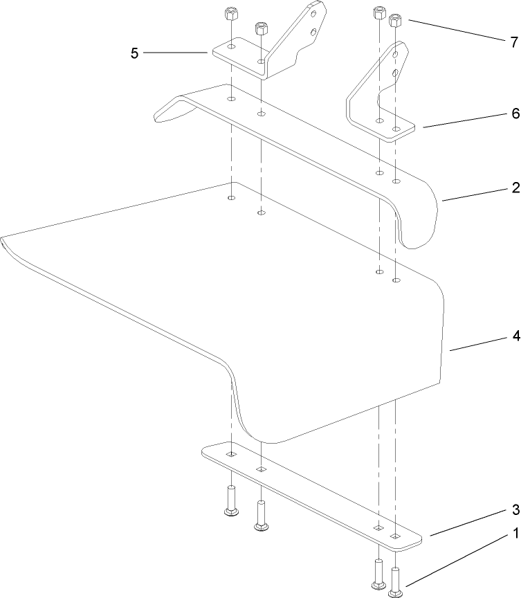 Rubber Deflector Assembly No. 108-4060