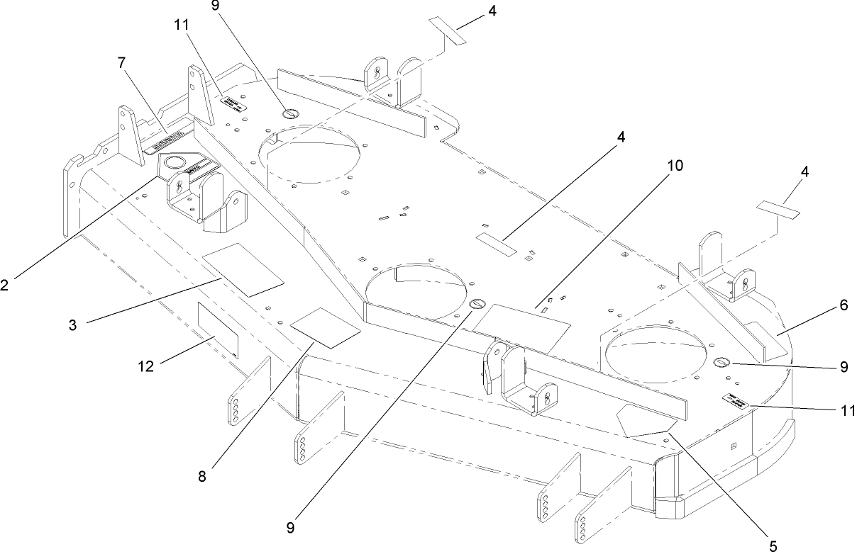 Deck Decal Assembly No. 107-1693
