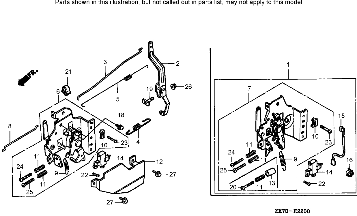 Control Assembly Honda GXV160K1-N1AH