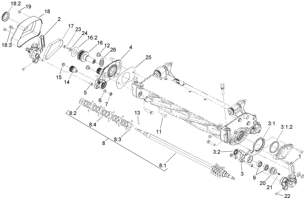 Right Hand Groomer Assembly