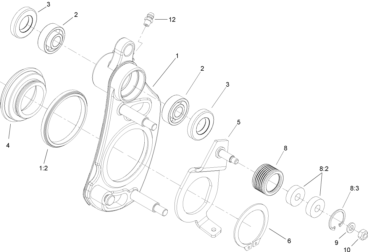 Left Hand Drive Sideplate Assembly