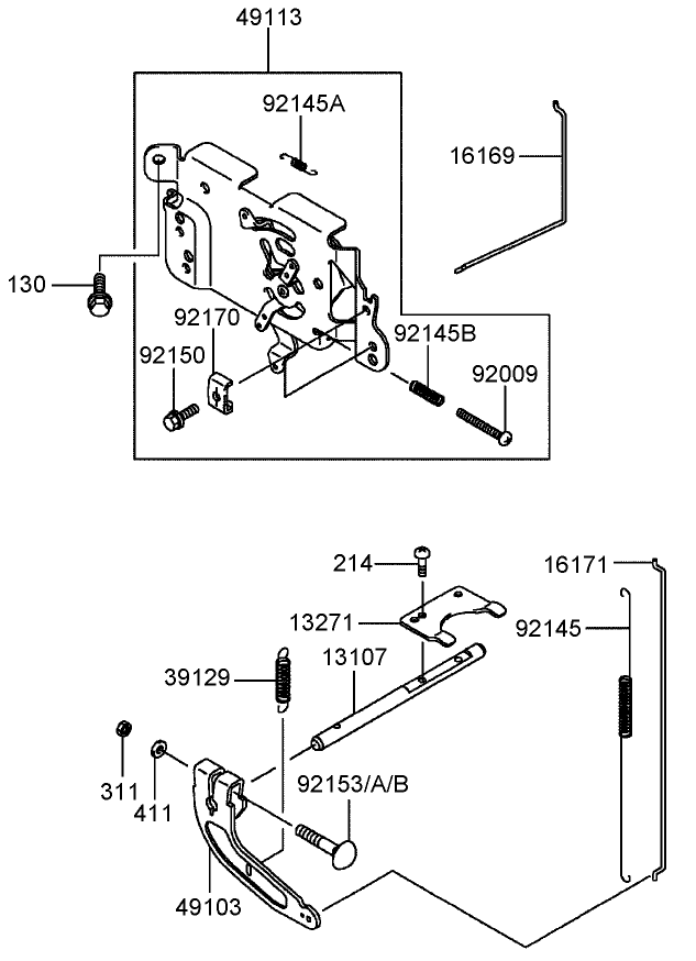 Control Equipment Assembly  Kawasaki FH541V-BS04