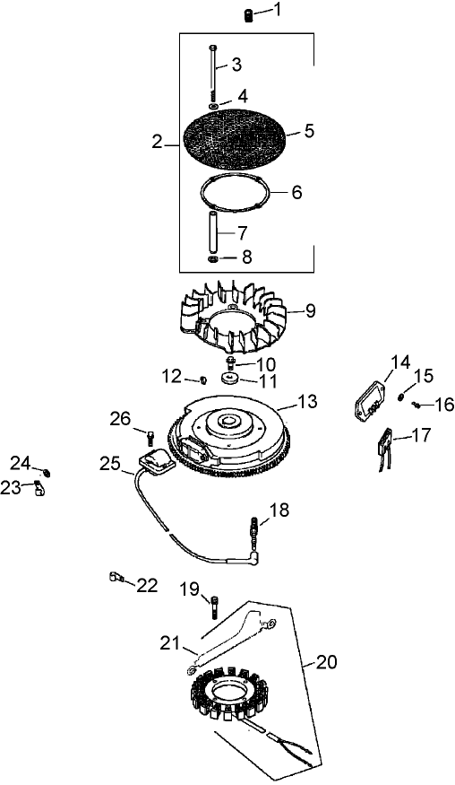 Ignition / Electrical Assembly  Kohler CV20S-65601
