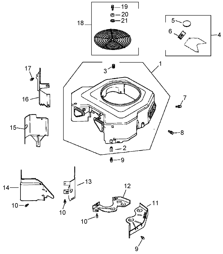 Lower Housing Assembly  Kohler CV20S-65601