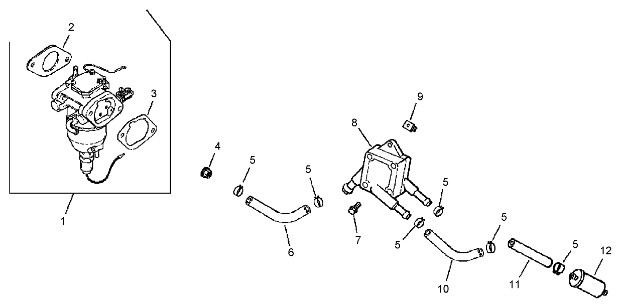 Fuel System Assembly  Kohler CV20S-65601