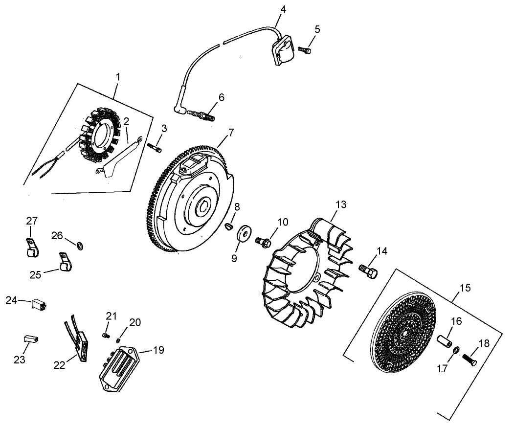 Ignition / Electrical Assembly Kohler CH23S 76585