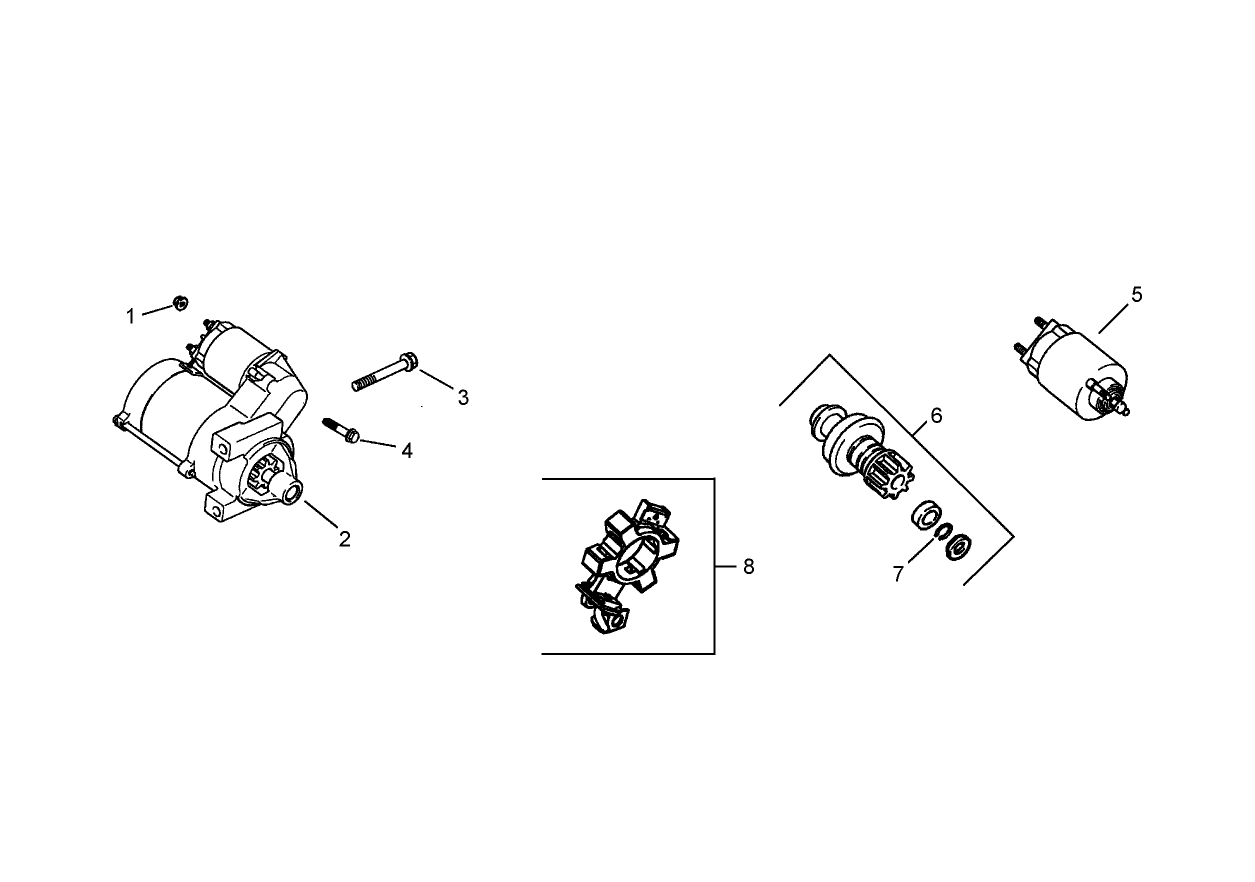 Starting System Assembly Kohler CH23S 76585