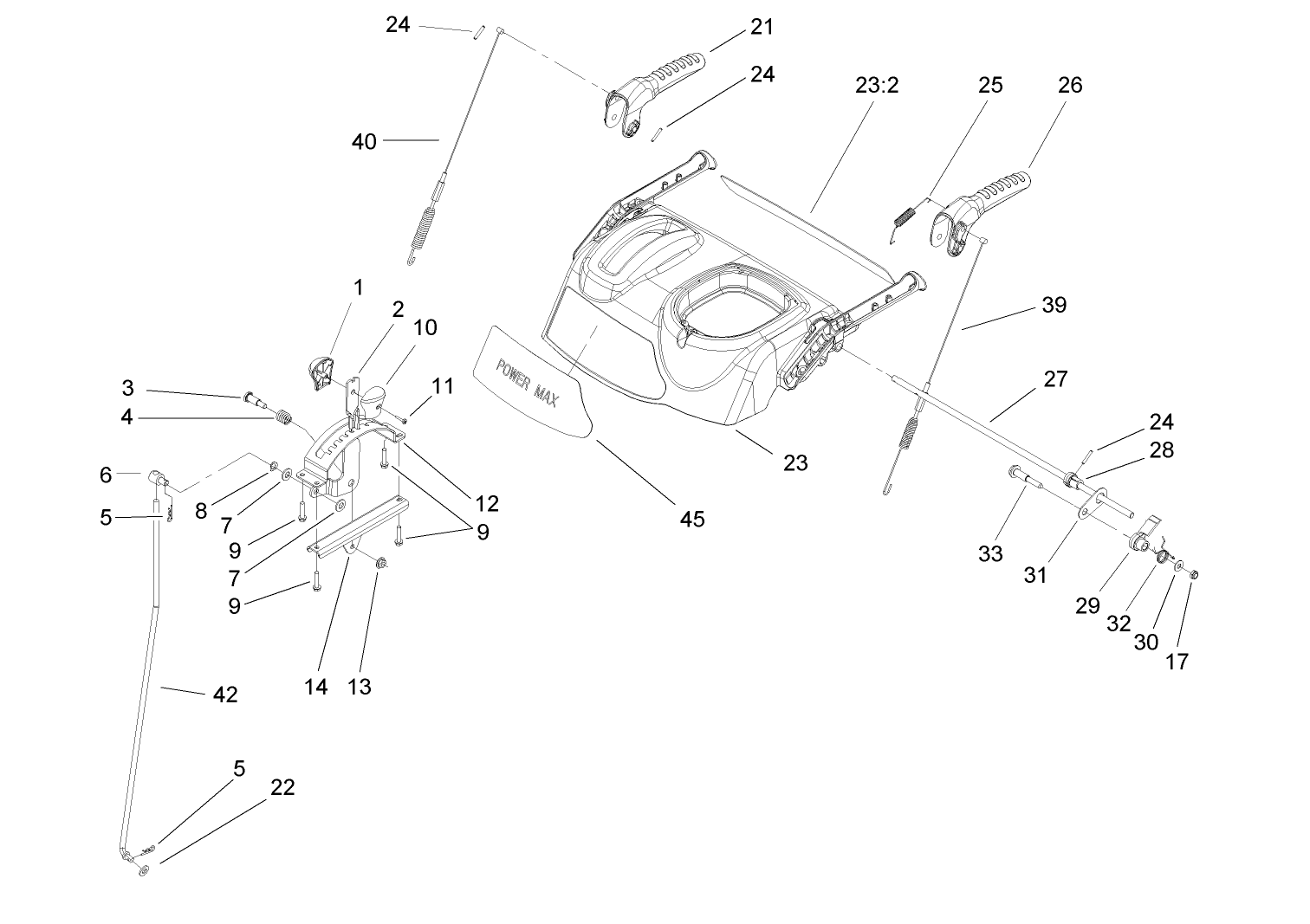Handle and Control Assembly