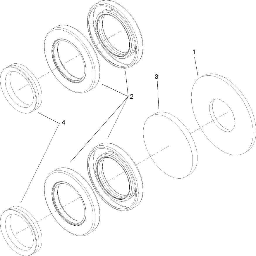 Reel Seal Rebuild Kit Assembly No. 108-3160
