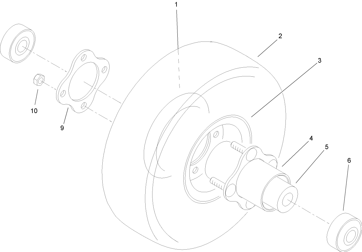 Foam Filled Catser Wheel Assembly (Optional)
