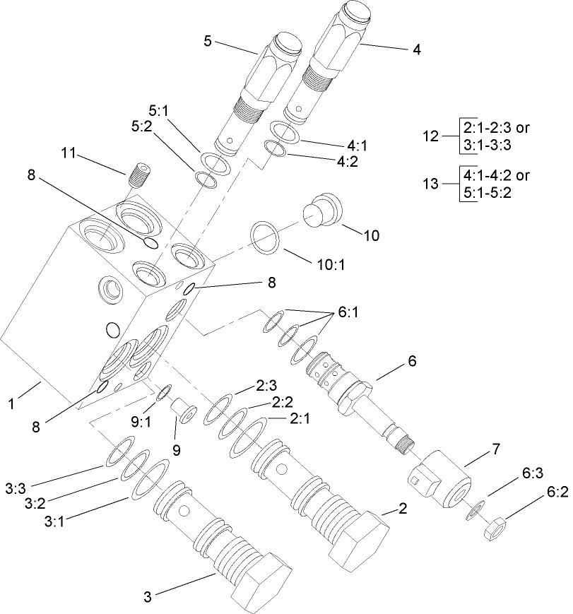 Power-Take-Off Manifold Assembly No. 100-3055