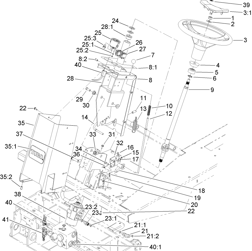 Steering Tower Assembly