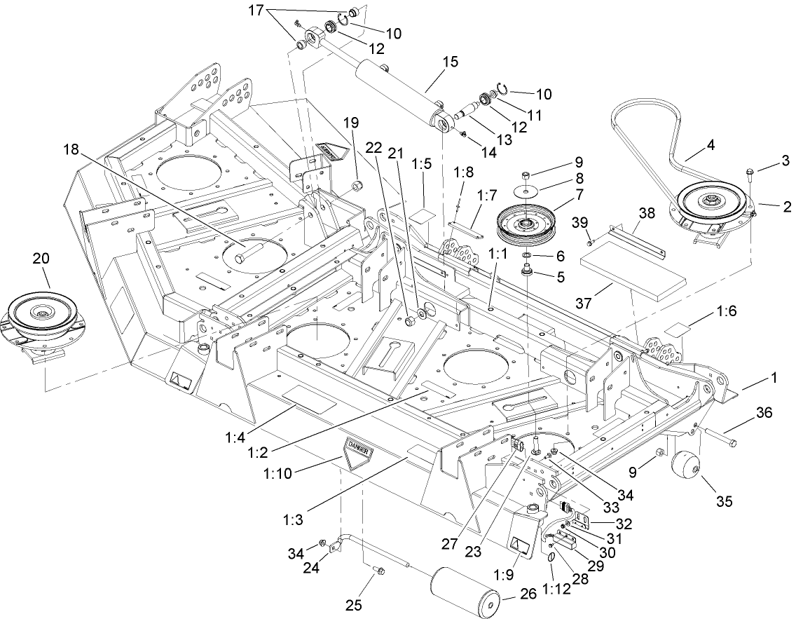 Center Deck Assembly