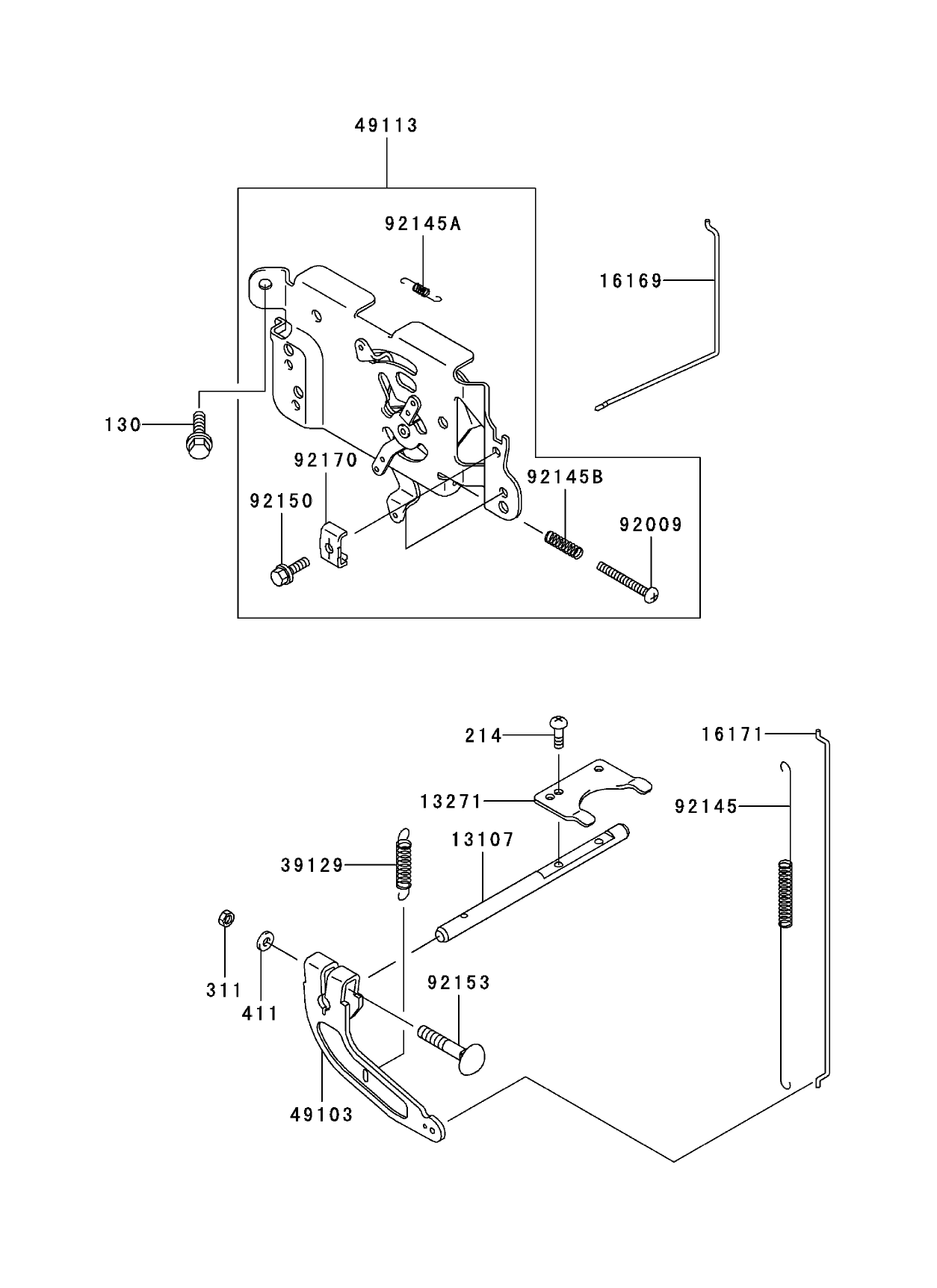 Control Equipment Assembly Kawasaki FH580V AS29