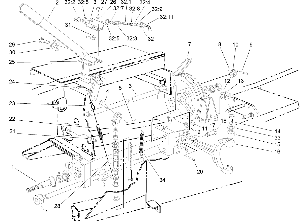 Power-Take-Off and Shaft Assembly