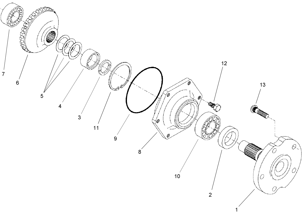 Axle Assembly  Rear Axle Assembly No. 98-3925 (Continued)