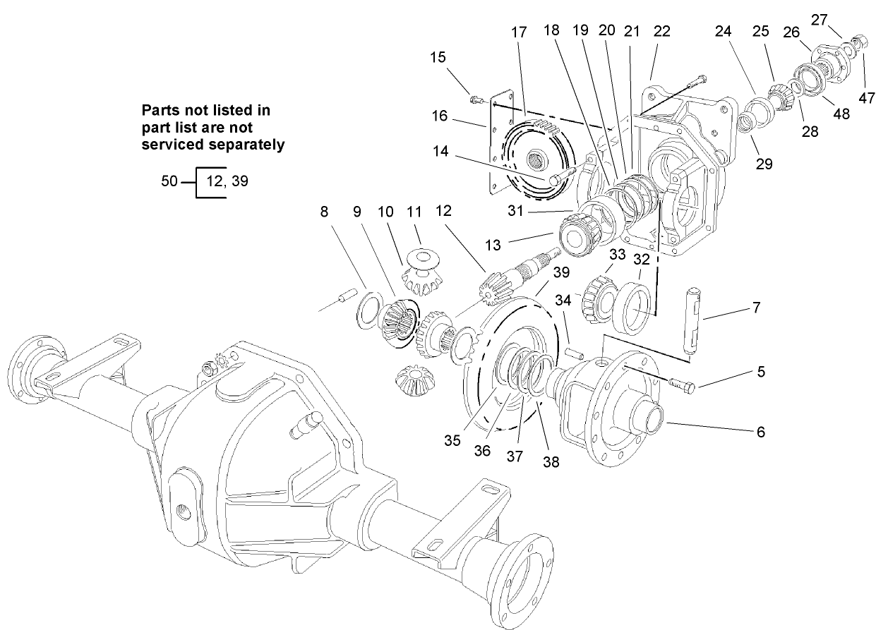 Differential Carrier Assembly No. 92-4907