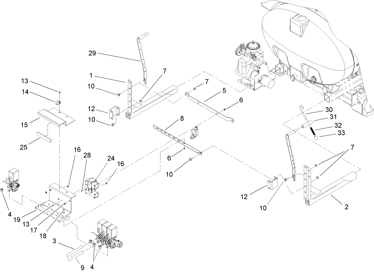 Sprayer Component Assembly